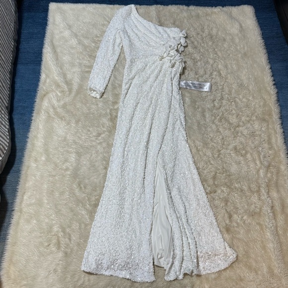 NWT Dress the Population Francis Dress in White - Size Small - Picture 5 of 9